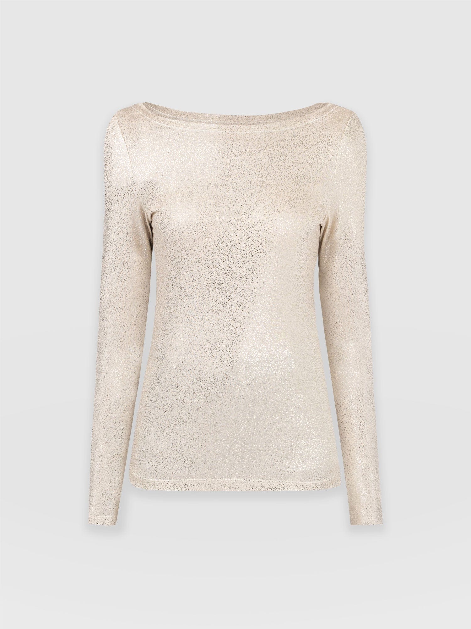 Winnie Long Sleeve Tee Gold - Women's T-Shirts | Saint + Sofia® USA
